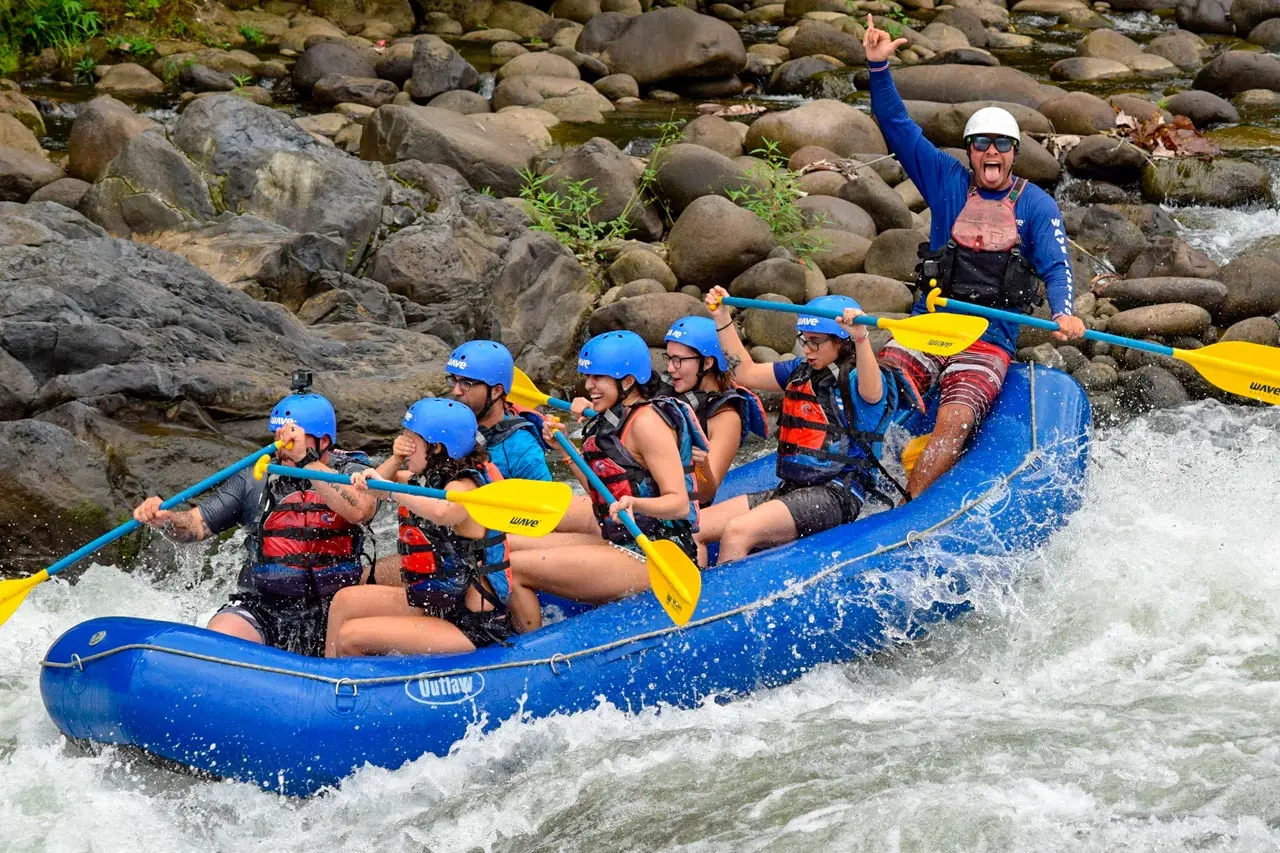 Balsa River Rafting (class II-III)